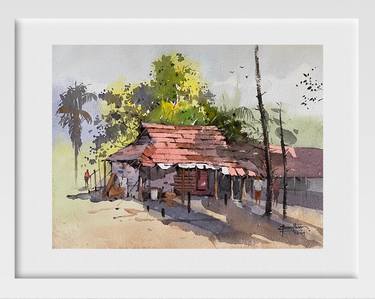 Print of Home Paintings by santhu govind