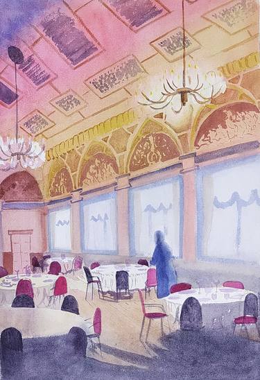 Print of Impressionism Interiors Paintings by Kartika CH