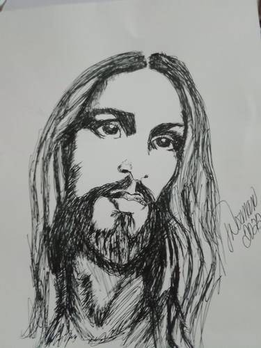 Jesus in pen thumb