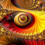 Spiral 2 Red, Digital Arts by Fractal Art By Nitisara