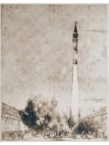 Print of Dada Aerial Digital by Robert Oswald