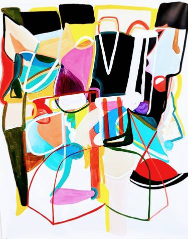 Original Abstract Expressionism Abstract Paintings by Karol Batansky
