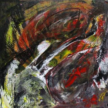 Original Abstract Expressionism Abstract Paintings by Yogie Noorivansyah Hutabarat