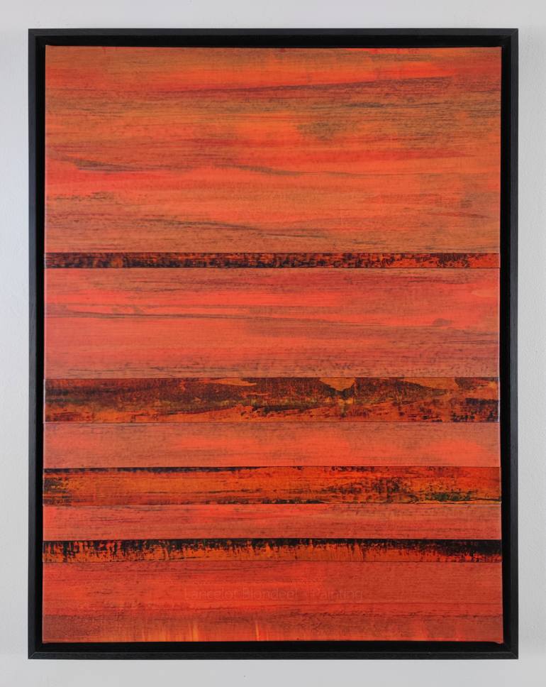 Original Abstract Landscape Painting by Lancelot Blondeel