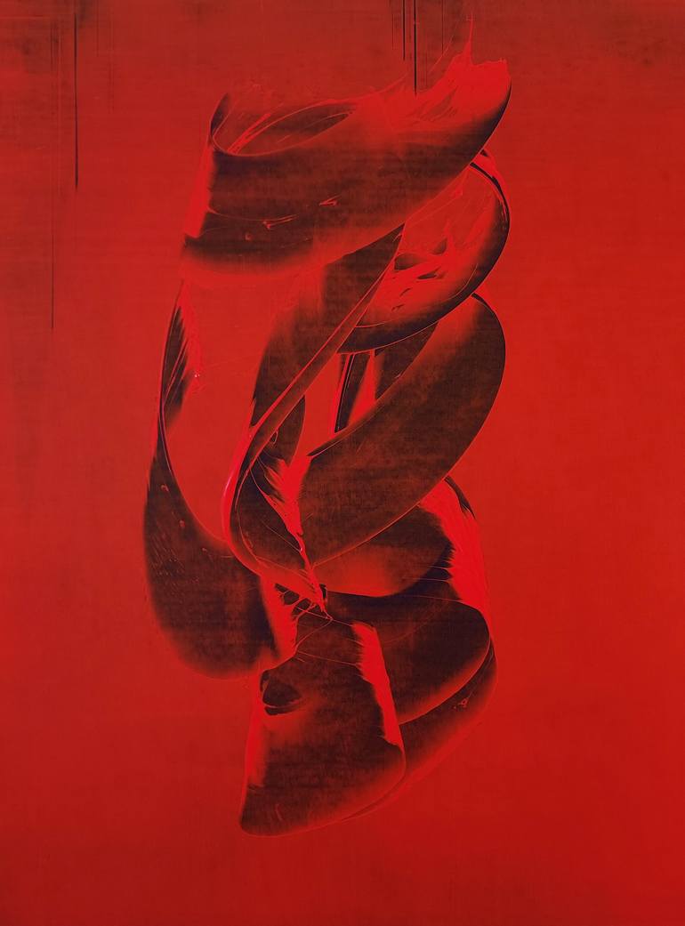 Original Abstract Expressionism Abstract Paintings by Lancelot Blondeel