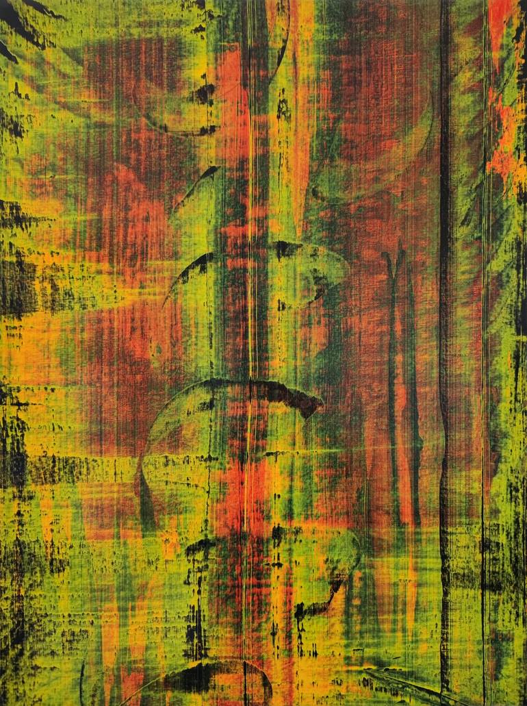 Print of Conceptual Abstract Paintings by Lancelot Blondeel