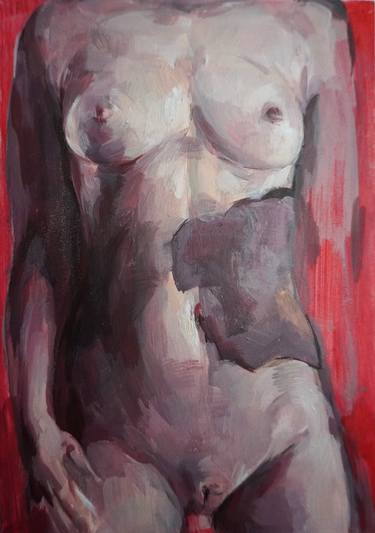 Original Conceptual Nude Paintings by Daniela Nemțanu