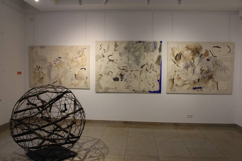 Original Abstract Landscape Painting by Marzena Jagiello