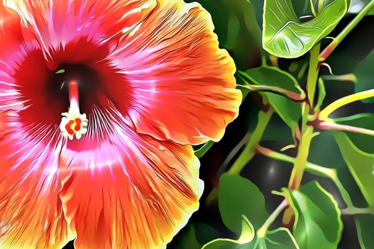 Original Figurative Botanic Digital by Mike Hernandez