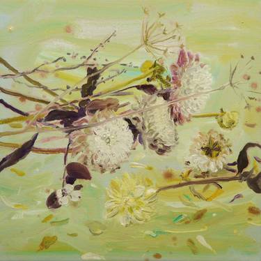 Original Figurative Floral Paintings by Alice Brasser