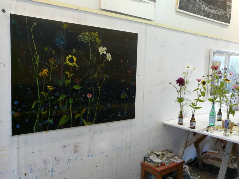 Original Figurative Floral Painting by Alice Brasser