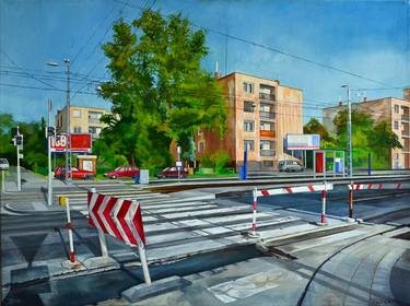 Original Realism Landscape Paintings by ZOLTAN CSOMOS