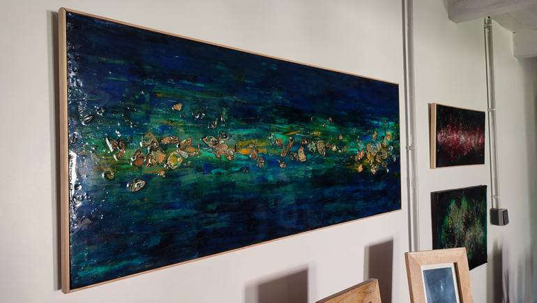 Original Contemporary Abstract Painting by S C