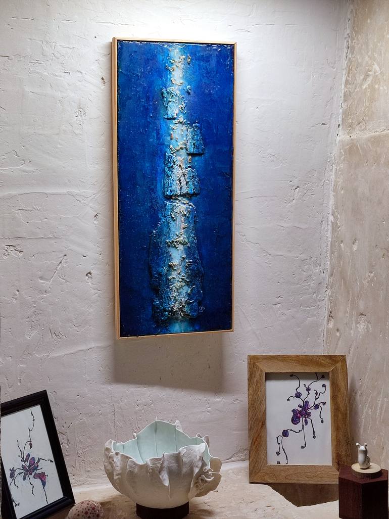 Original Abstract Nature Painting by S C