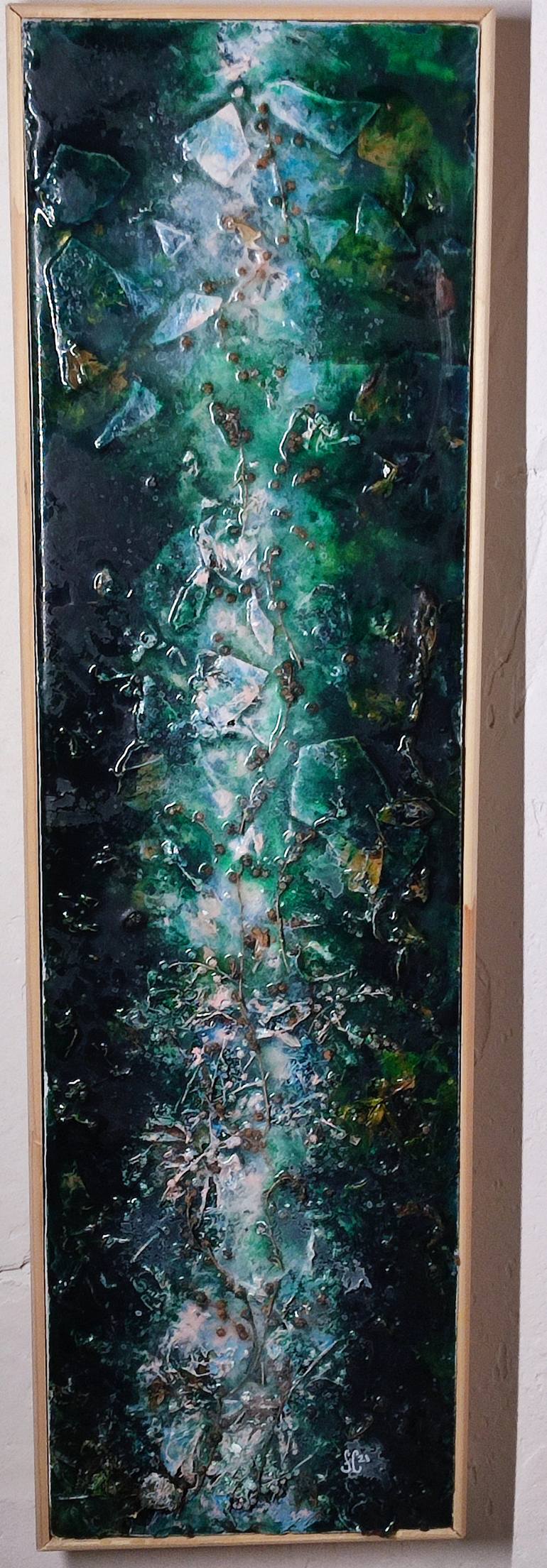 Original Contemporary Abstract Painting by S C