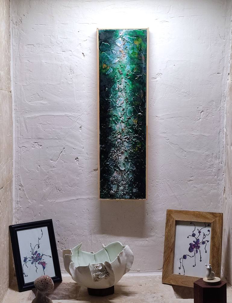 Original Contemporary Abstract Painting by S C