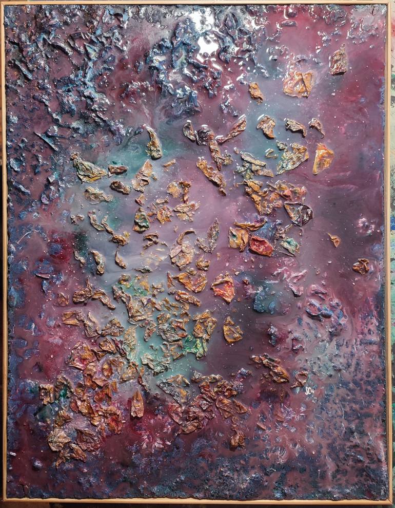 Original Contemporary Abstract Painting by S C