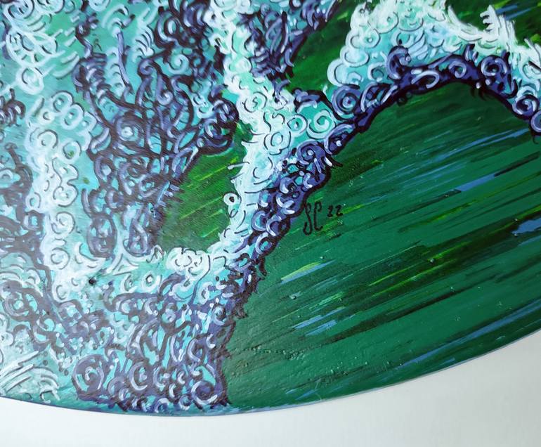 Original Contemporary Abstract Painting by S C