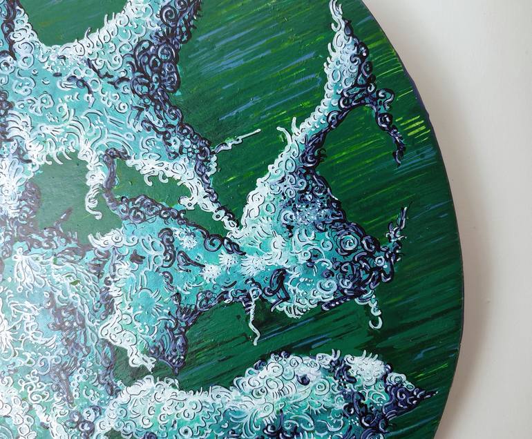 Original Contemporary Abstract Painting by S C