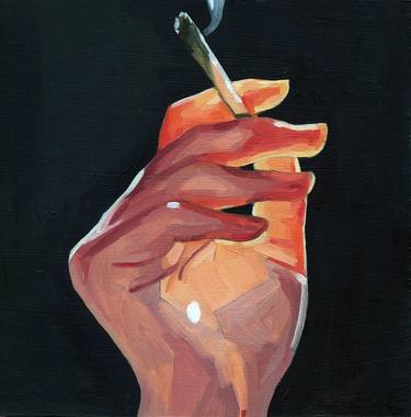 Hand with Cigarette thumb