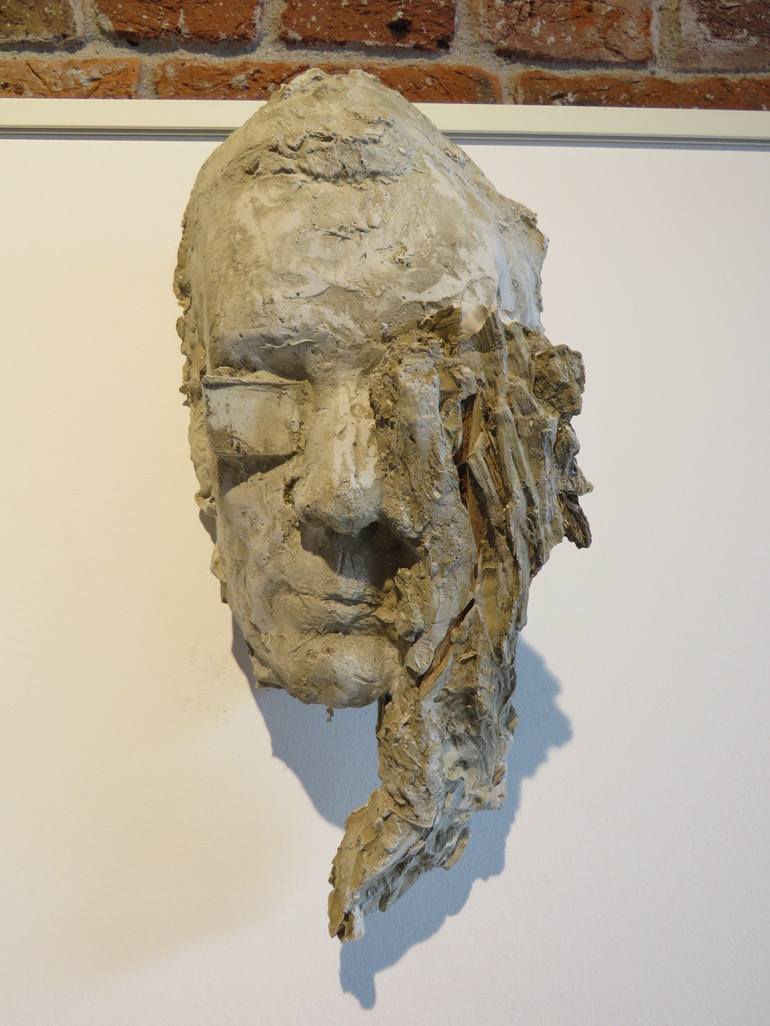 Original Figurative Portrait Sculpture by Neagoe Dragos