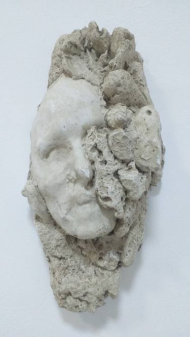 Self-portrait with stone and shells thumb
