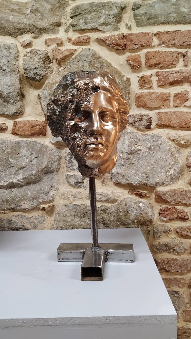 Original Portrait Sculpture by Neagoe Dragos