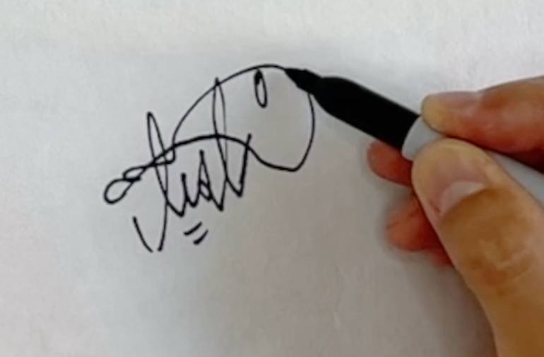 Original Modernism Cats Painting by Tist One