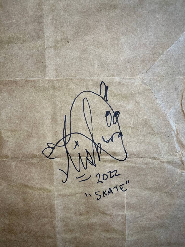 Original Conceptual Floral Painting by Tist One