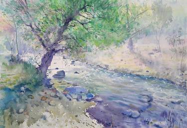 Original Impressionism Landscape Drawings by Armen Vantsyan