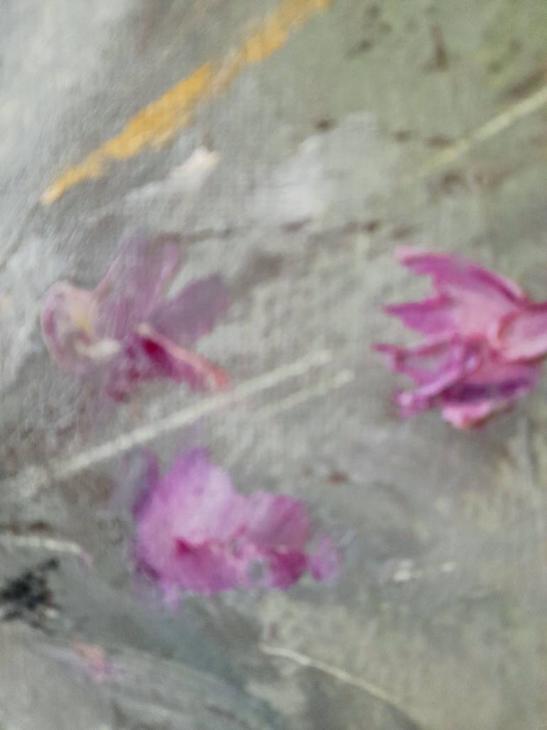 Original Abstract Floral Painting by Maiia Tatsiy