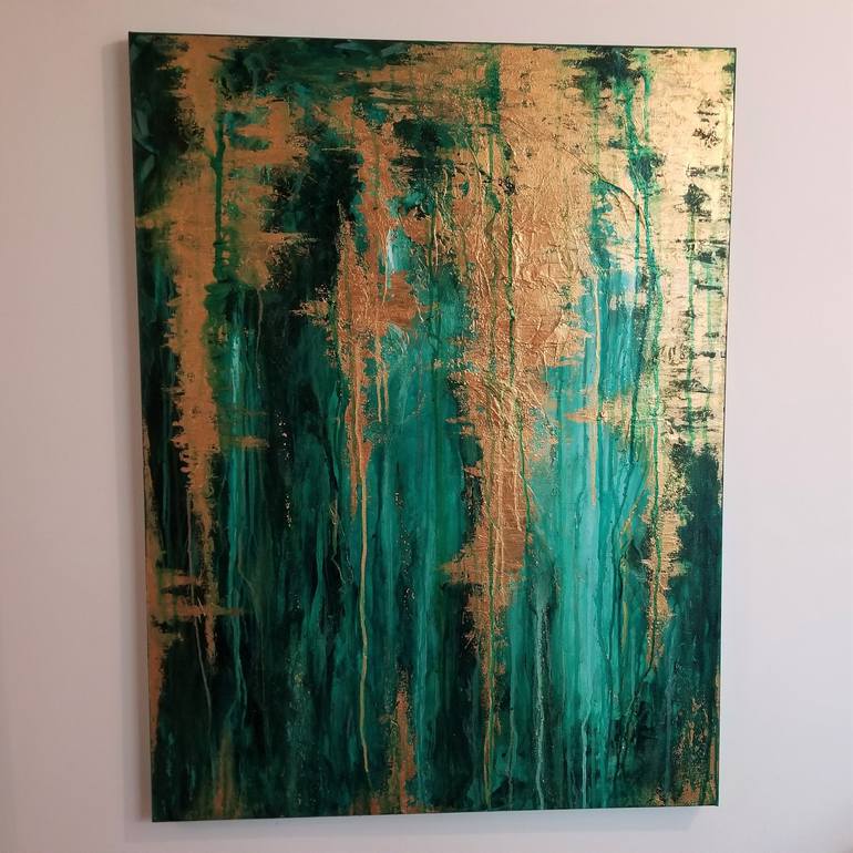 Original Fine Art Abstract Painting by Sam Noor