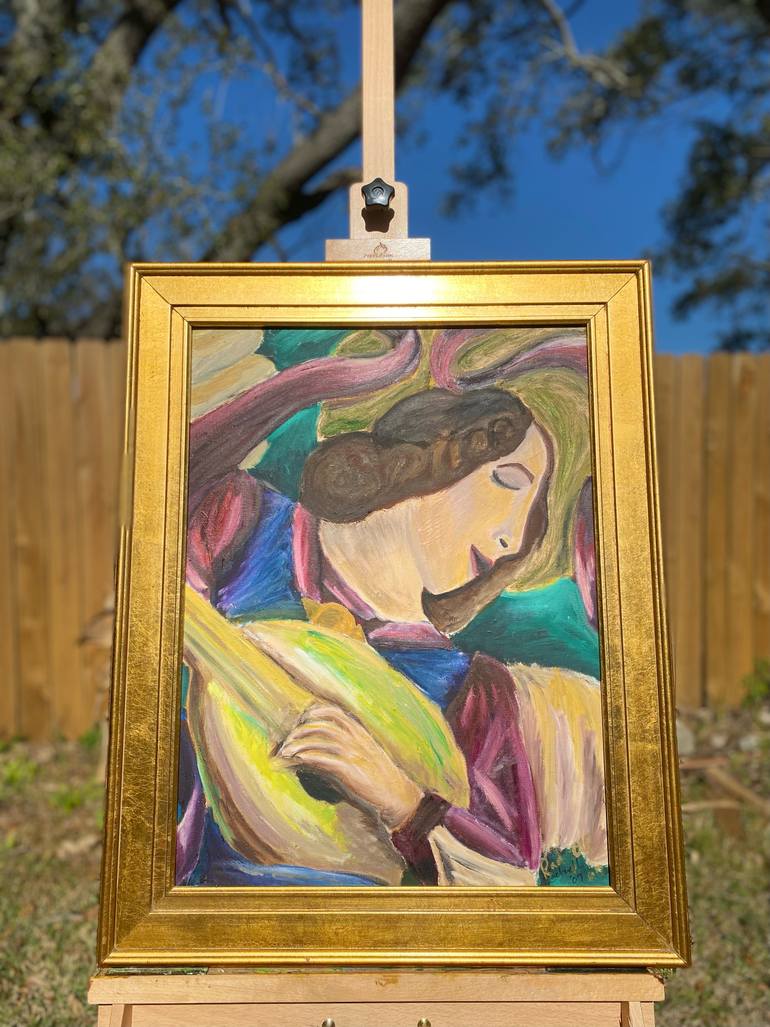 Original Other Religion Painting by Radzell Rosales