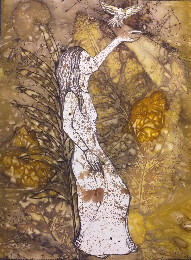 Original Figurative Nature Drawing by Seda Batmaz