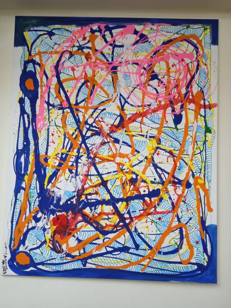 Original Abstract Paintings by Mercy Akowe
