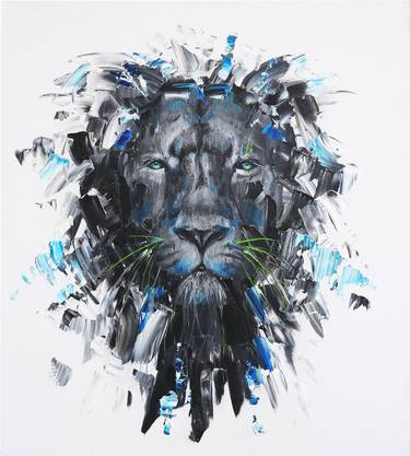 Original Fine Art Animal Paintings by anastasia litvak