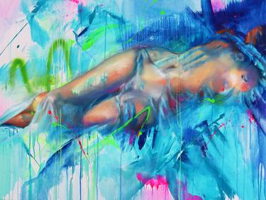 Hesperus" Abstract female body, Street Art thumb