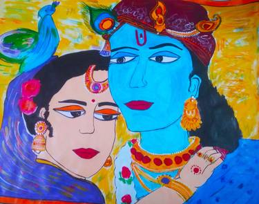 DIVINE LOVE RADHA AND KRISHNA thumb