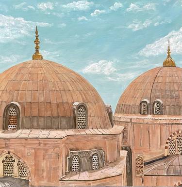 Hagia Sophia of Turkey painting thumb