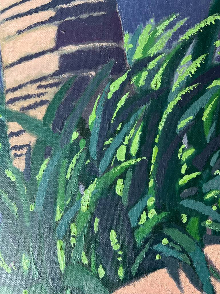 Original Color Field Painting Botanic Painting by Tatiana Iastrebova-Gasiglia