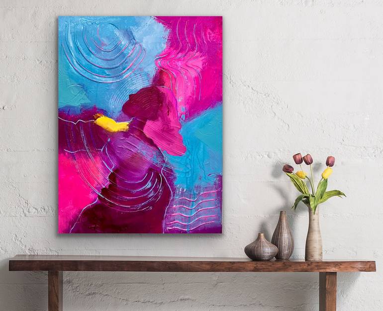 Original Abstract Women Painting by Kathy OConner