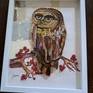The Owl Quilling art - Quilling Owl Art
