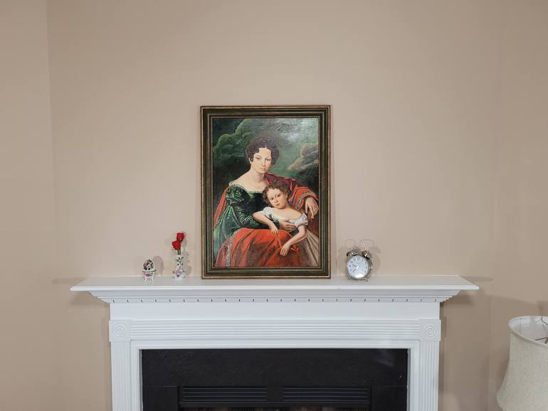Original Art Deco People Painting by Zad Creation
