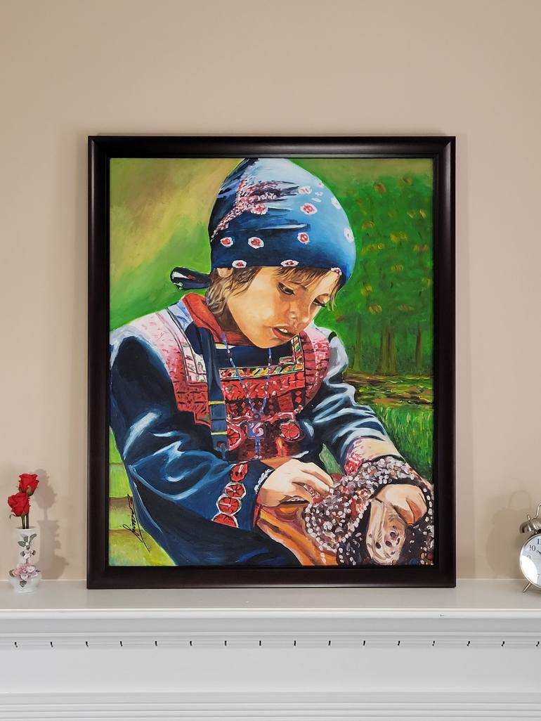 Original Portrait Painting by ZAD Creation