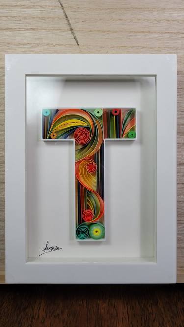 Original Pop Art Typography Mixed Media by ZAD Creation