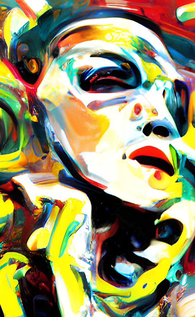 Abstract Woman - Print