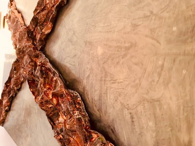Original Abstract Expressionism Abstract Mixed Media by Monika Bektas