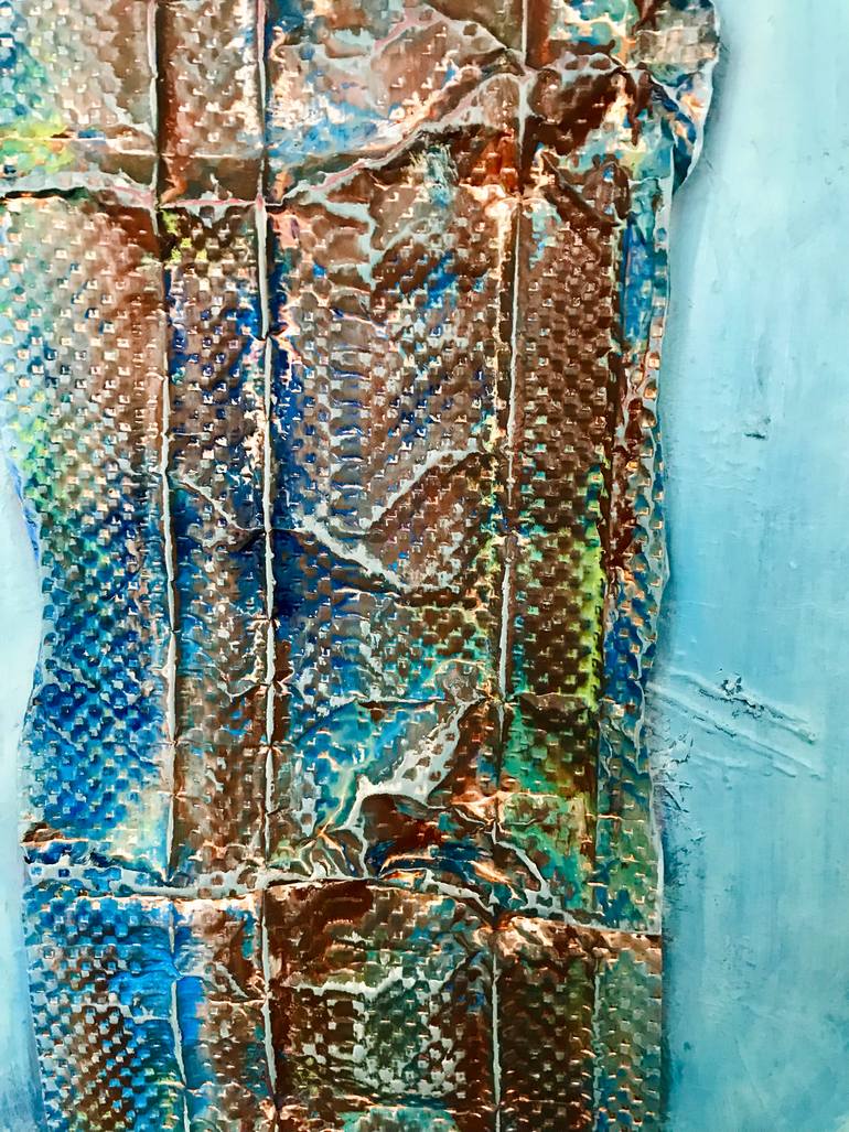 Original Abstract Expressionism Nature Mixed Media by Monika Bektas