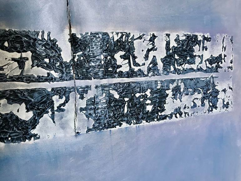 Original Abstract Expressionism Abstract Mixed Media by Monika Bektas