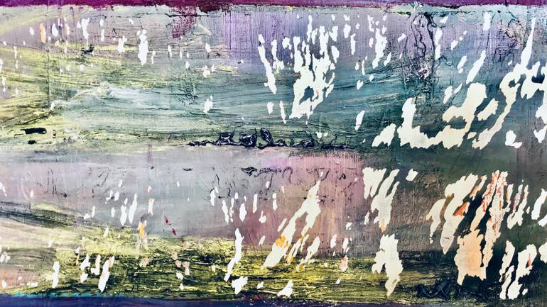 Original Abstract Expressionism Abstract Painting by Monika Bektas